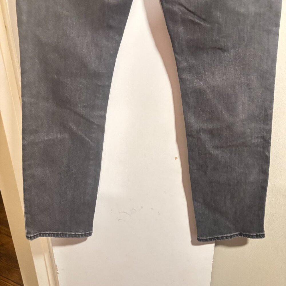 Gap Denim High Rise Vintage Slim Women Black Wash Stretch Straight Leg Jean - Picture 6 of 11